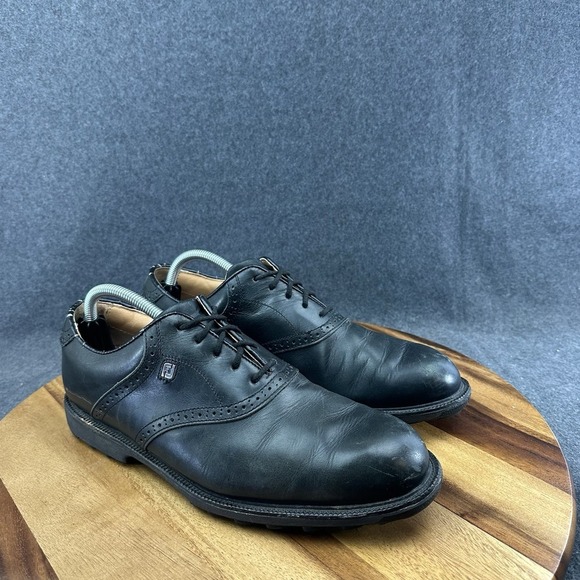 FootJoy Club Professionals 57007 Black Leather Spikeless Golf Shoes Men Size 10M main image 4